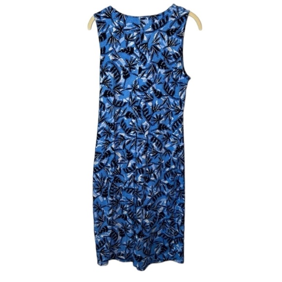 Nic + Zoe Coastal Vibes Blue Floral Dress Size S - Picture 6 of 10